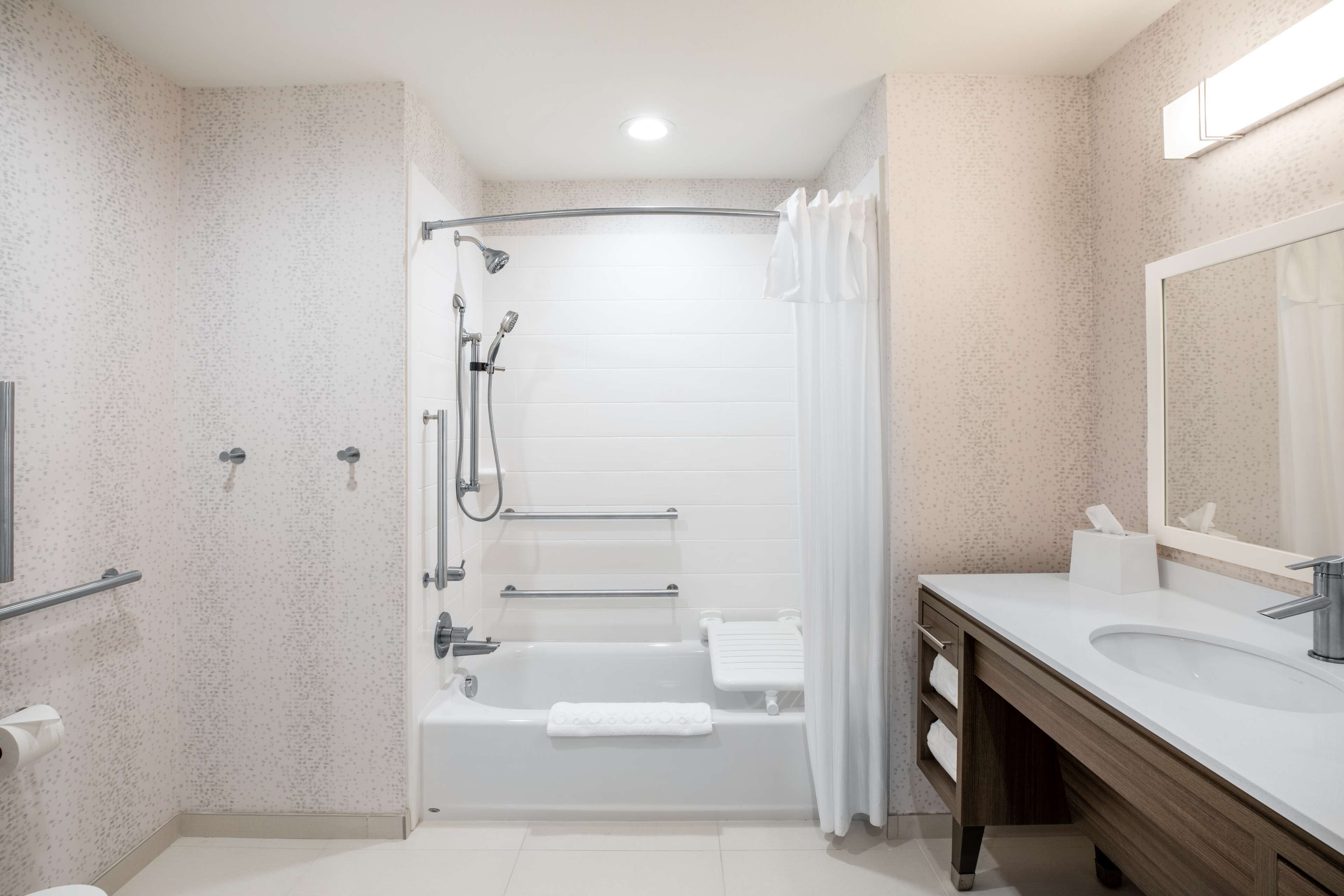 free toiletries, hair dryer, towels, soap