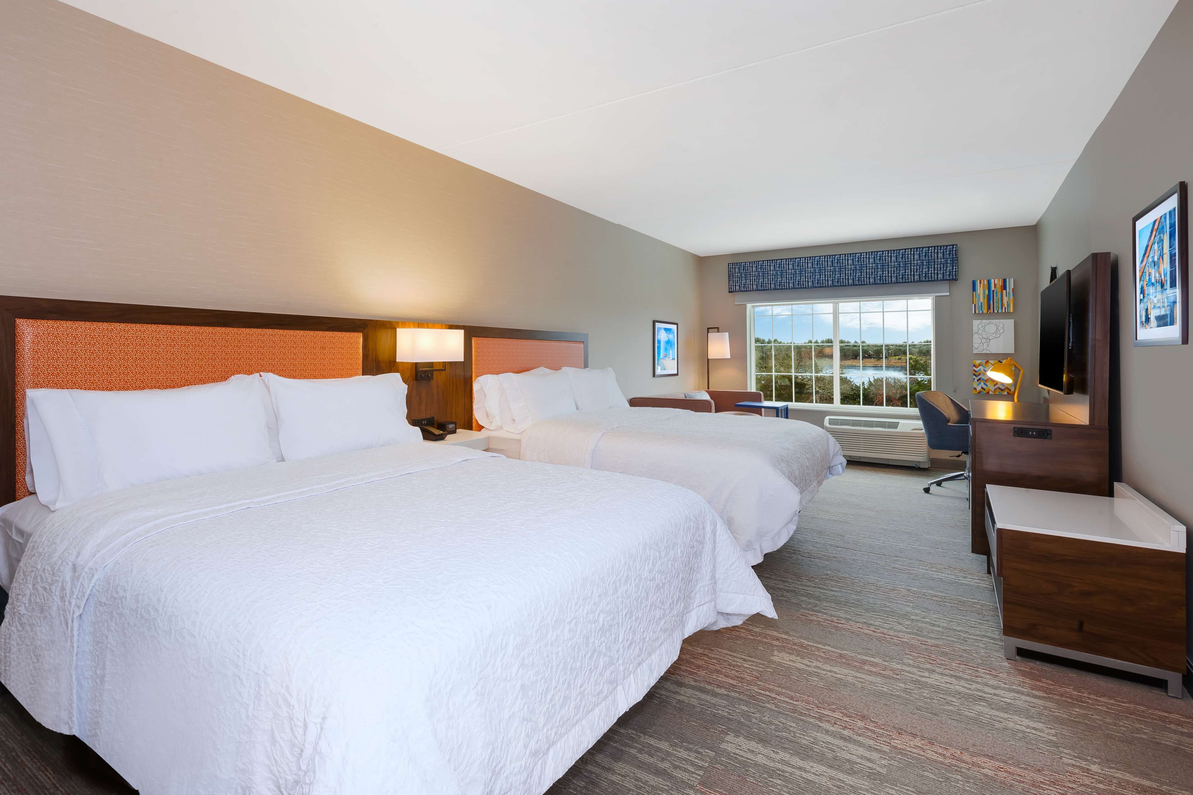 studio, 2 queen beds, accessible, bay view (hearing) | in-room safe, desk, blackout curtains, iron/ironing board