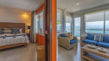 Penthouse exclusivo 1- Casa Don Martín frente al mar con alberca privada | Sábanas de algodón egipcio, ropa de cama de alta calidad y edredón
