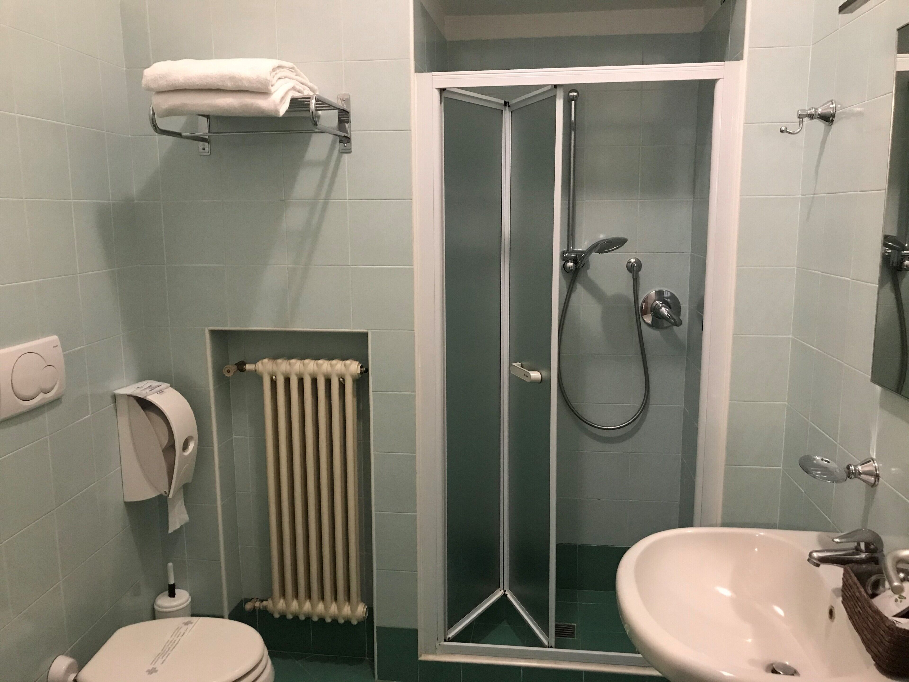 superior double or twin room | bathroom | hair dryer, bidet, towels, soap