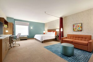 Studio, 1 King Bed, Accessible, Bathtub | Desk, laptop workspace, blackout drapes, iron/ironing board