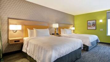 Studio, 2 Tempat Tidur Queen, akses difabel, bathtub (Mobility & Hearing) | Internet kabel gratis dan seprai linen