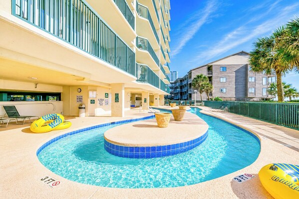 Indoor pool, a heated pool
