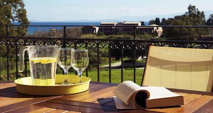 Sunny Coco-Mattenvilla mit Meerblick, Insel Kefalonia