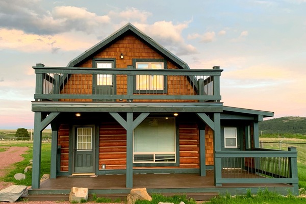 Front of barn