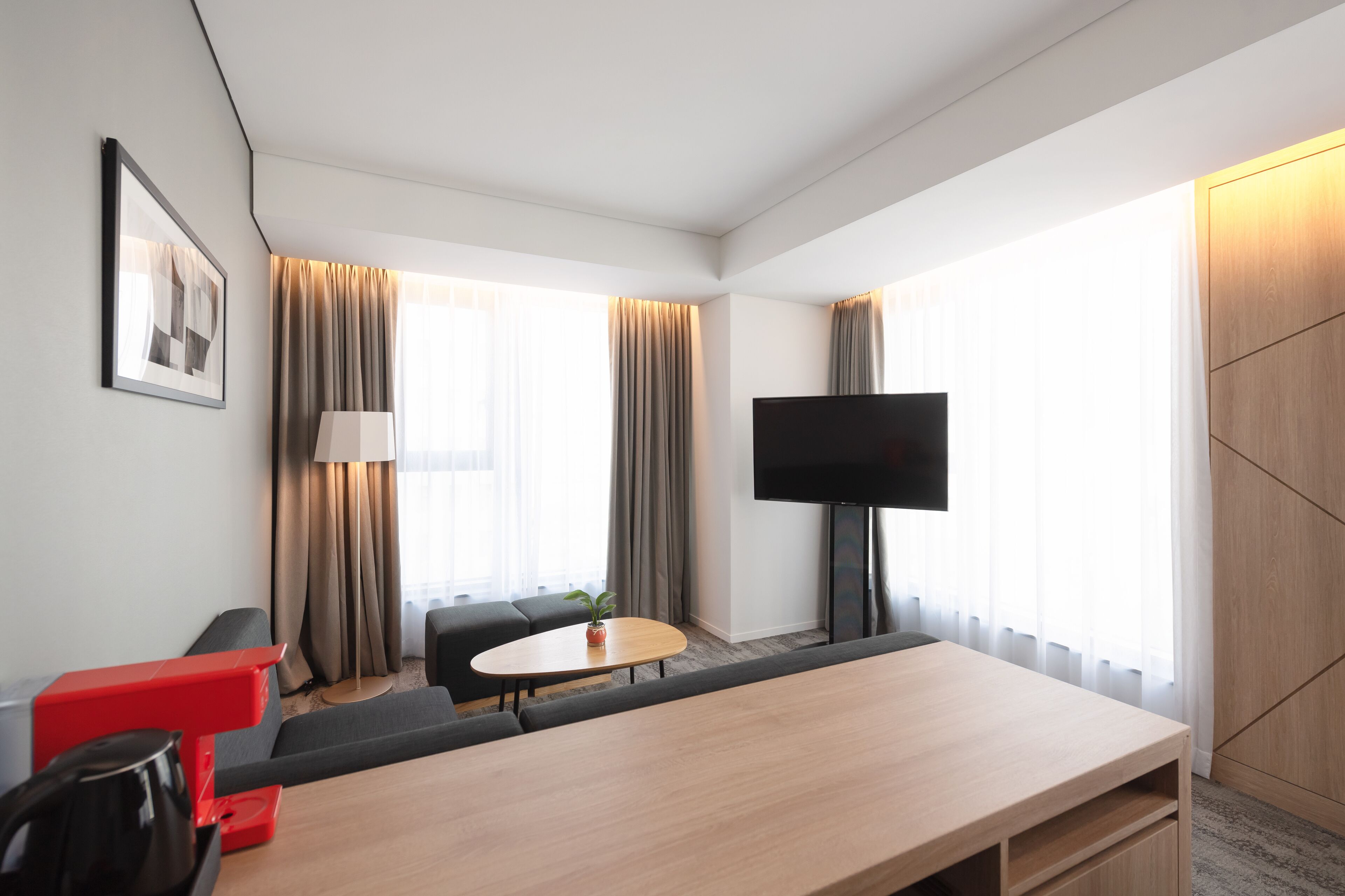 deluxe suite, 2 double beds | view from room