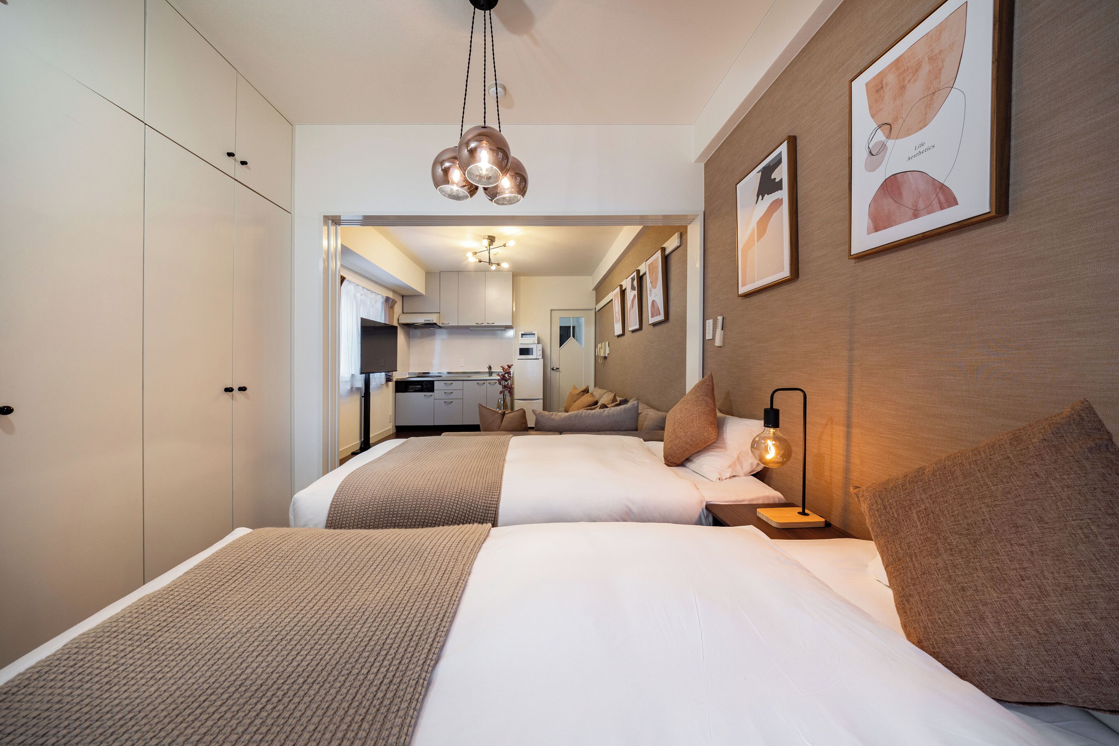 Premium bedding, individually decorated, individually furnished