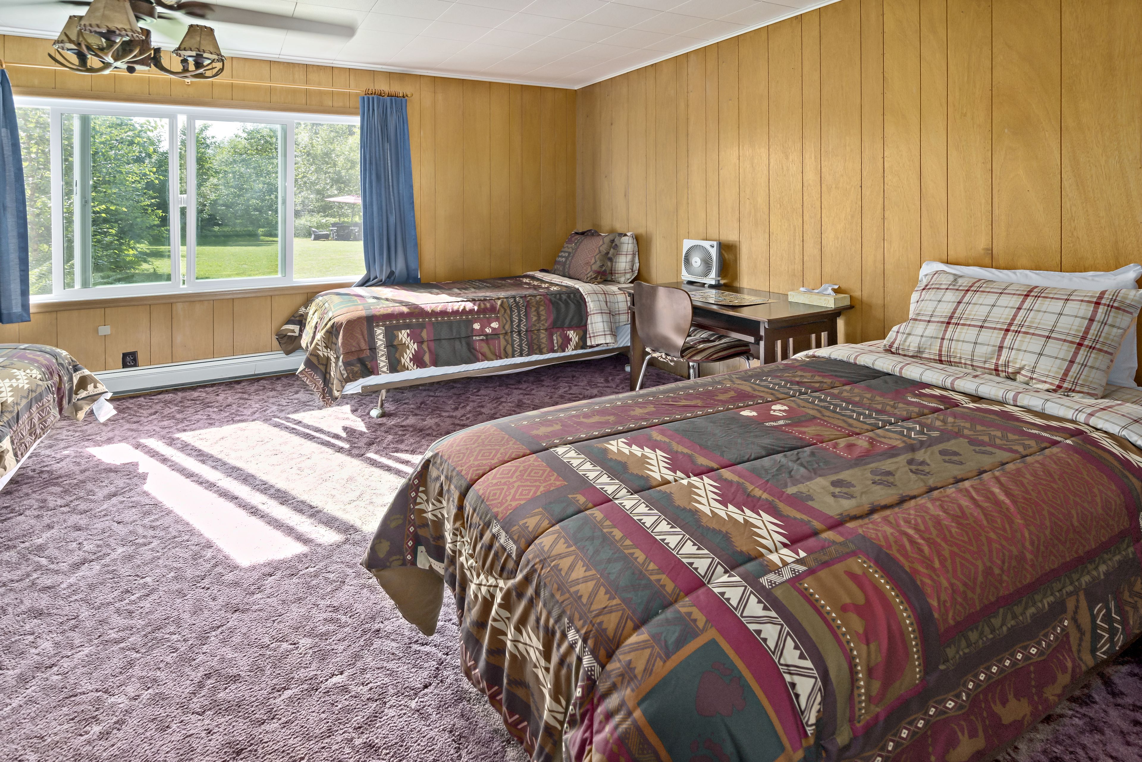 family quadruple room | 1 bedroom, desk, laptop workspace, blackout curtains