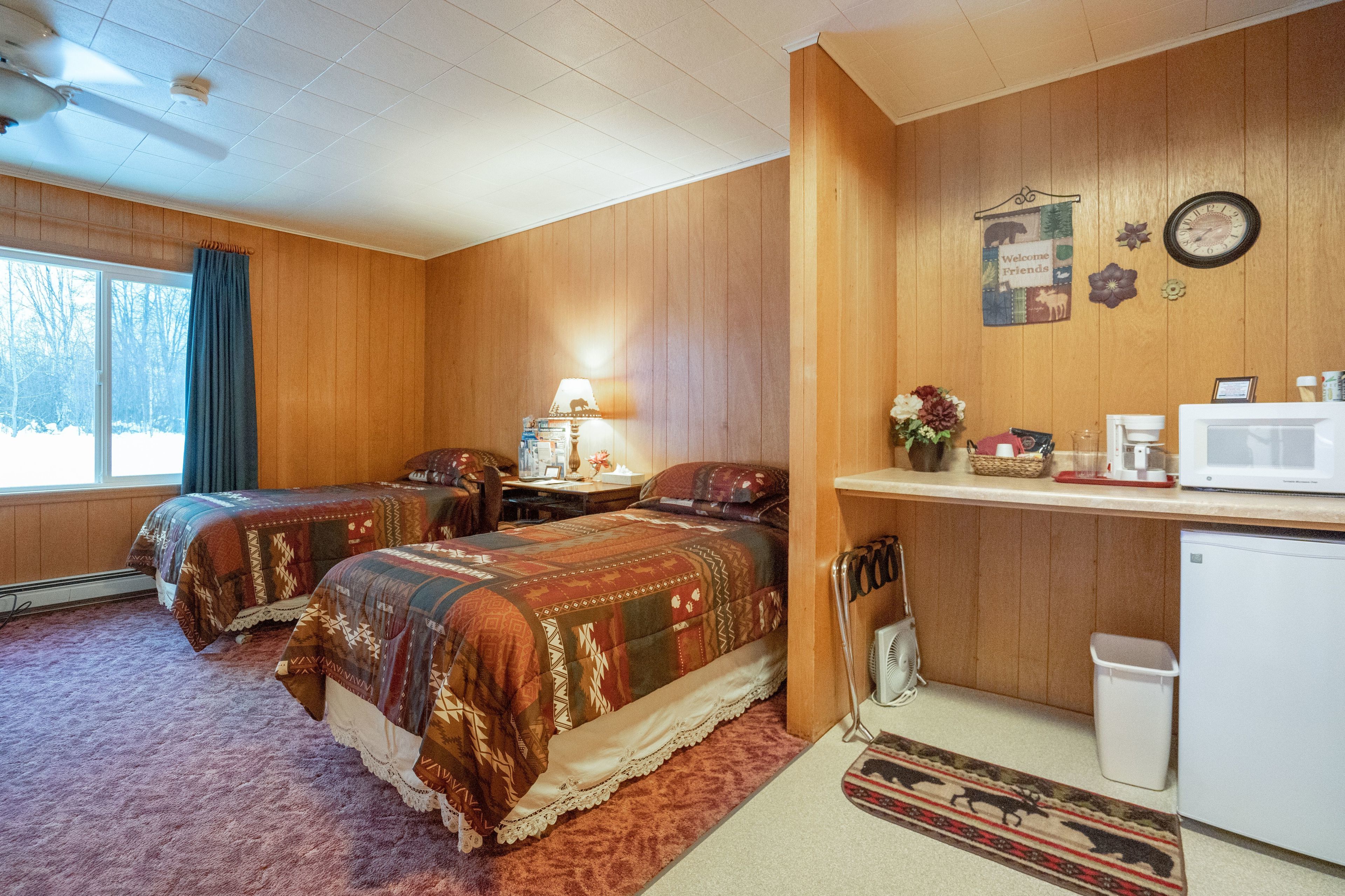 family quadruple room | 1 bedroom, desk, laptop workspace, blackout curtains