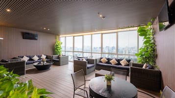 Sala de estar en el lobby