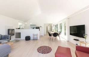 TV, fireplace - 3 bedroom nice home in Hasle (Hasle)