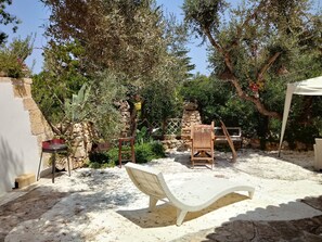 Terrace/patio - The Lemon House in Salento (MARINA DI MARITTIMA COMUNE DISO)