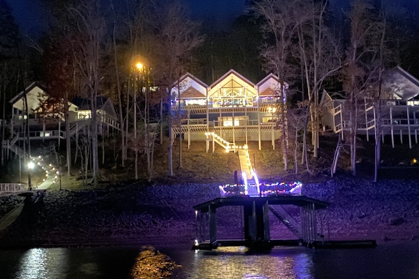 Lake living during the holidays
