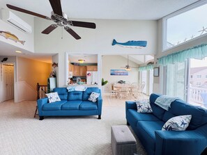 Flat-screen TV - Excellent views of the ocean and bay in historic T.I. (Sea Isle City)