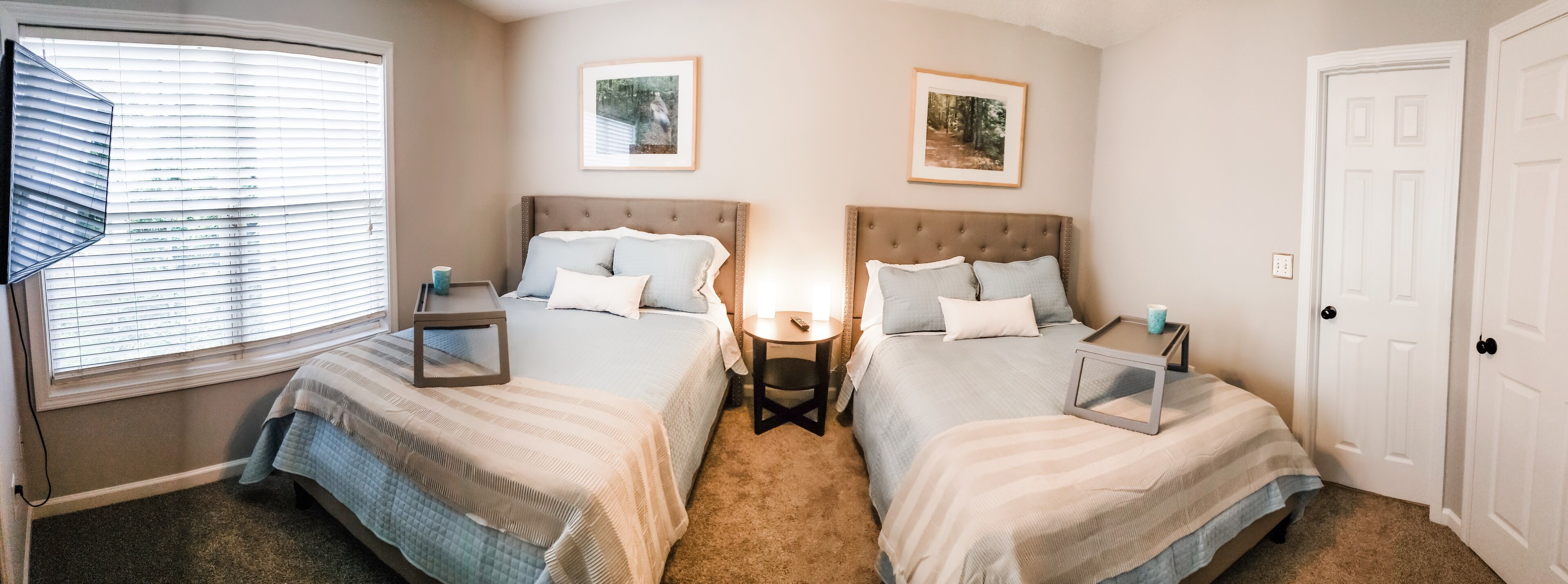 2 bedrooms, iron/ironing board, travel crib, WiFi