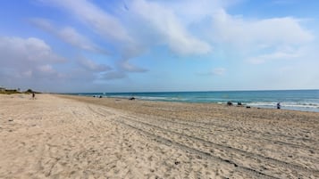 Vlak bij het strand