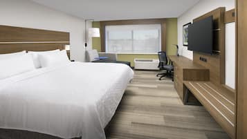 Standard Room, 1 King Bed | Pillowtop beds, desk, laptop workspace, blackout drapes