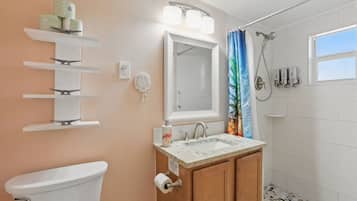 Shower, towels
