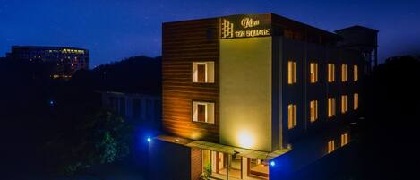 Fassade der Unterkunft