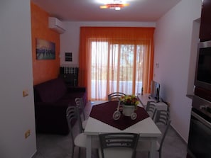 Panoramic Apartment | Living area - Country House Marj & Jo Resort (Agropoli)