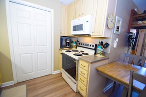 Condo, 2 Bedrooms | Private kitchen | Fridge, coffee/tea maker, toaster - Club Ocean S II 88 2 Bedroom Condo by RedAwning (Ocean City)