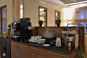Daily buffet breakfast (EUR 19 per person)