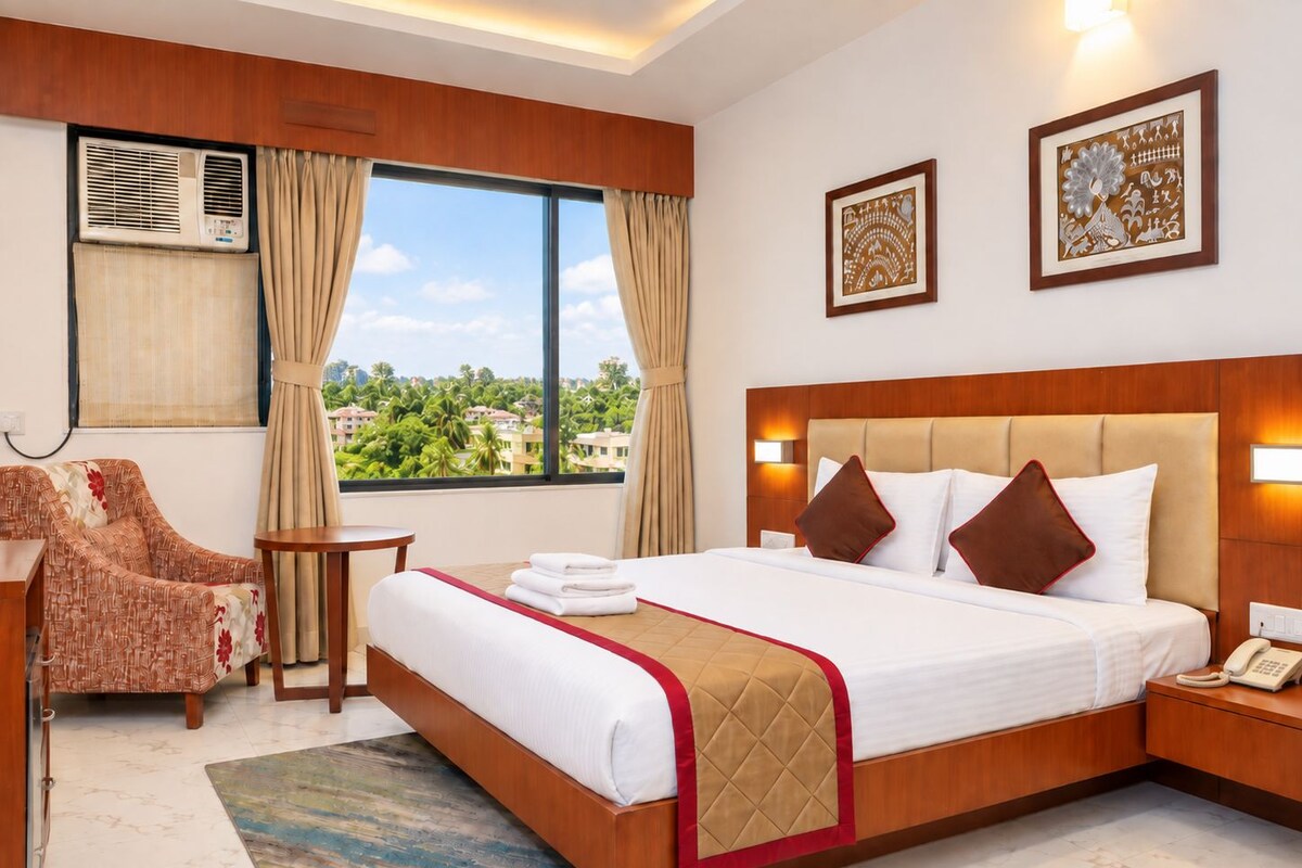 Quarto casal luxo, vista para a cidade | Vista do quarto