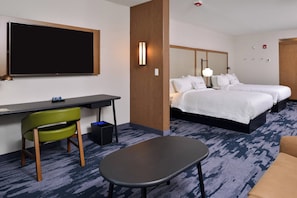 Down duvets, desk, laptop workspace, blackout curtains - Fairfield Inn & Suites by Marriott Canton (Canton)