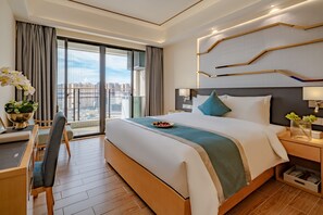 Chambre Double Deluxe, 1 très grand lit, cuisine