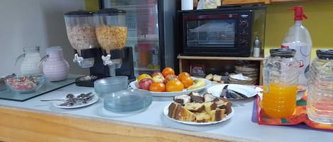 Petit déjeuner continental compris tous les jours