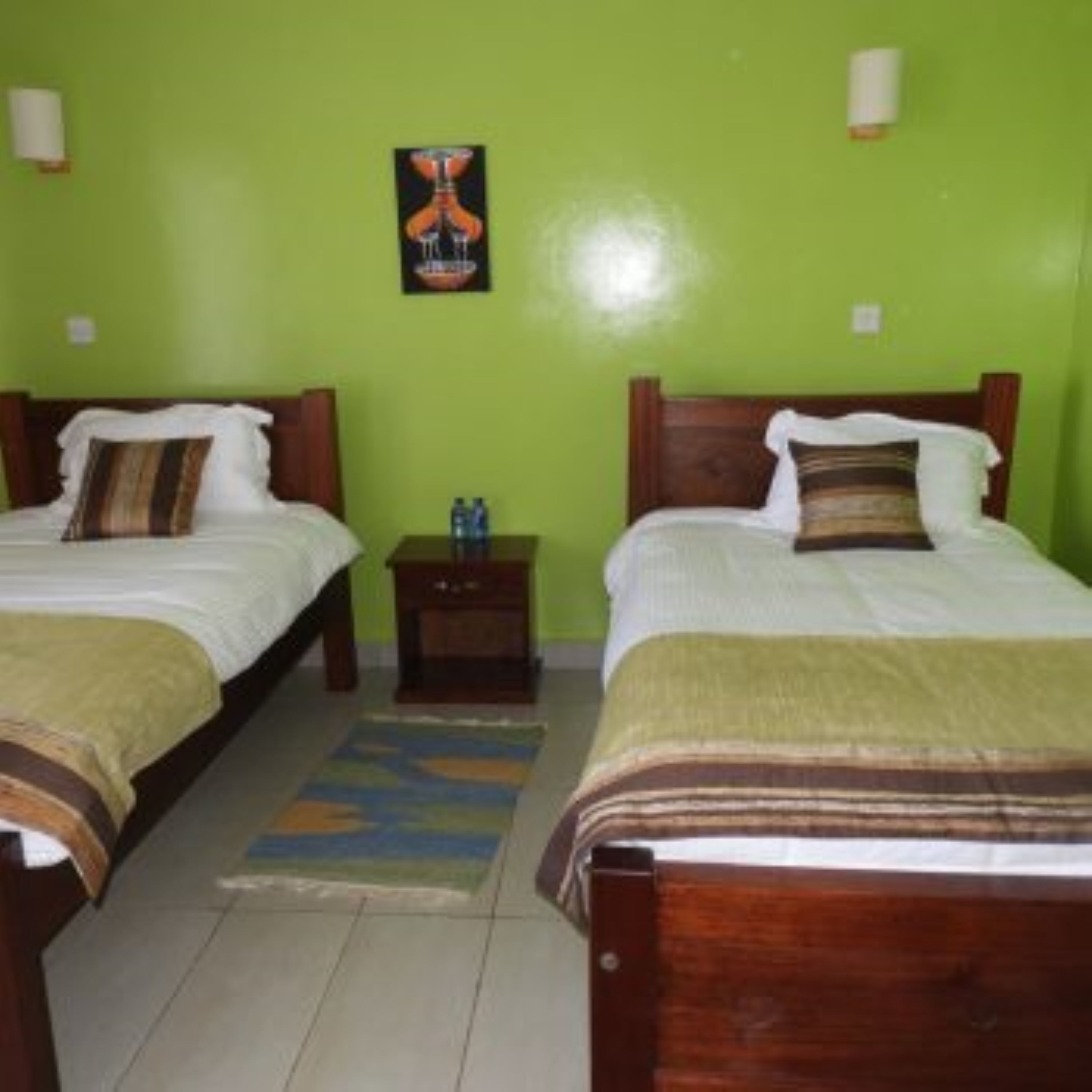 Premium bedding, memory-foam beds, desk, free WiFi