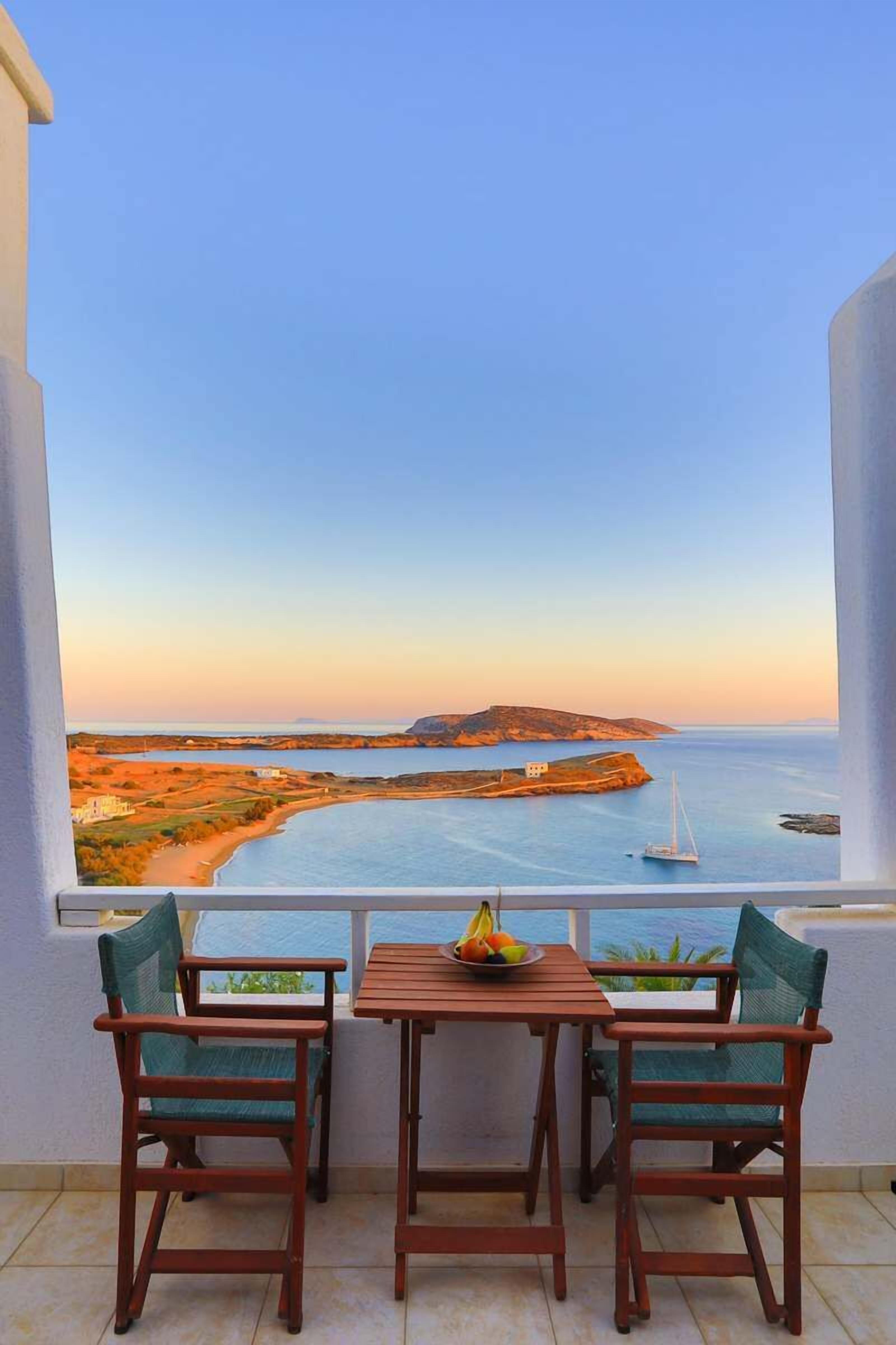 Căn hộ, 2 phòng ngủ, quang cảnh biển | Hiên