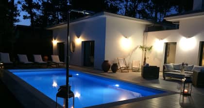 Schöne Villa in der Nähe von Porto mit privatem Pool 50 Meter vom Sandstrand entfernt