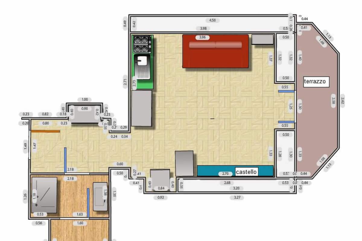 Studio, Balcony