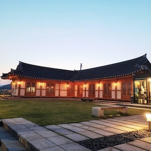 Front of property - evening/night