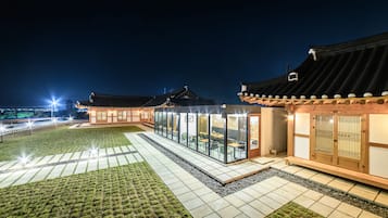 Front of property - evening/night