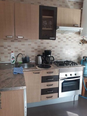 Apartment | Private kitchen - Charme Duplex (Moulay Abdallah)