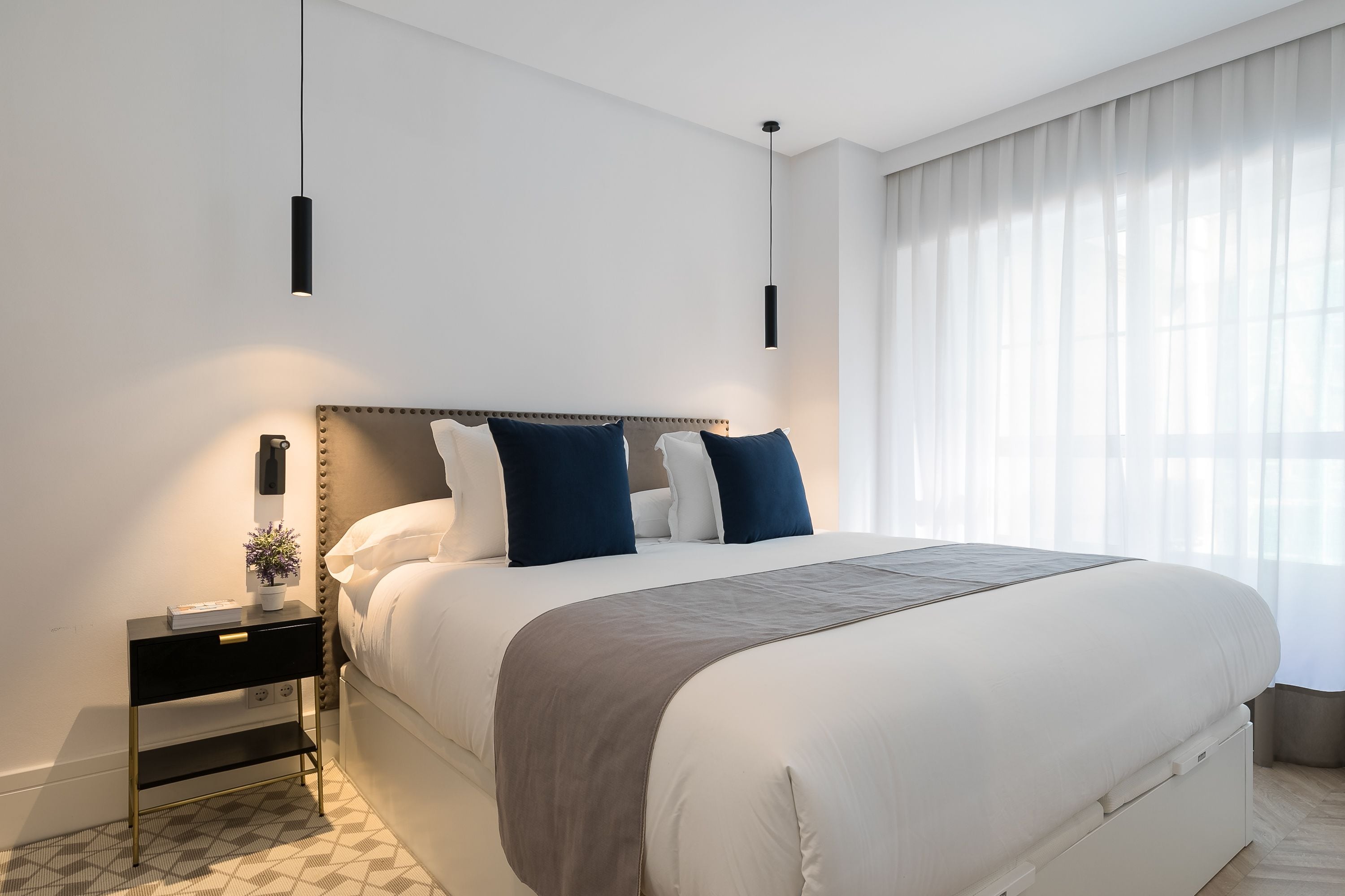 Apartamento, 1 habitación, terraza | 1 dormitorio, caja fuerte, sistema de insonorización