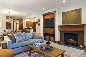 Smart TV, chimenea