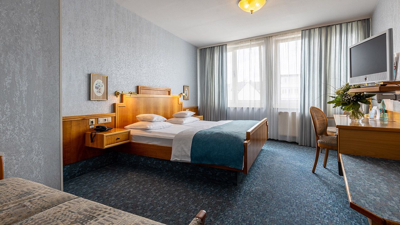 Minibar, in-room safe, desk, blackout curtains