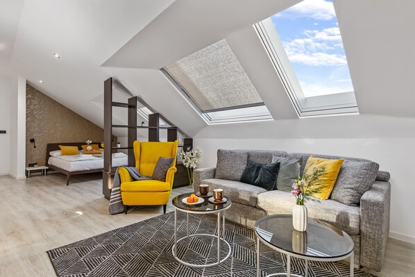 شقة (Smart) | غرفة المعيشة | تلفزيون بشاشة مسطحة