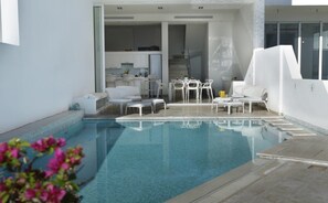 Udendørs pool, liggestole