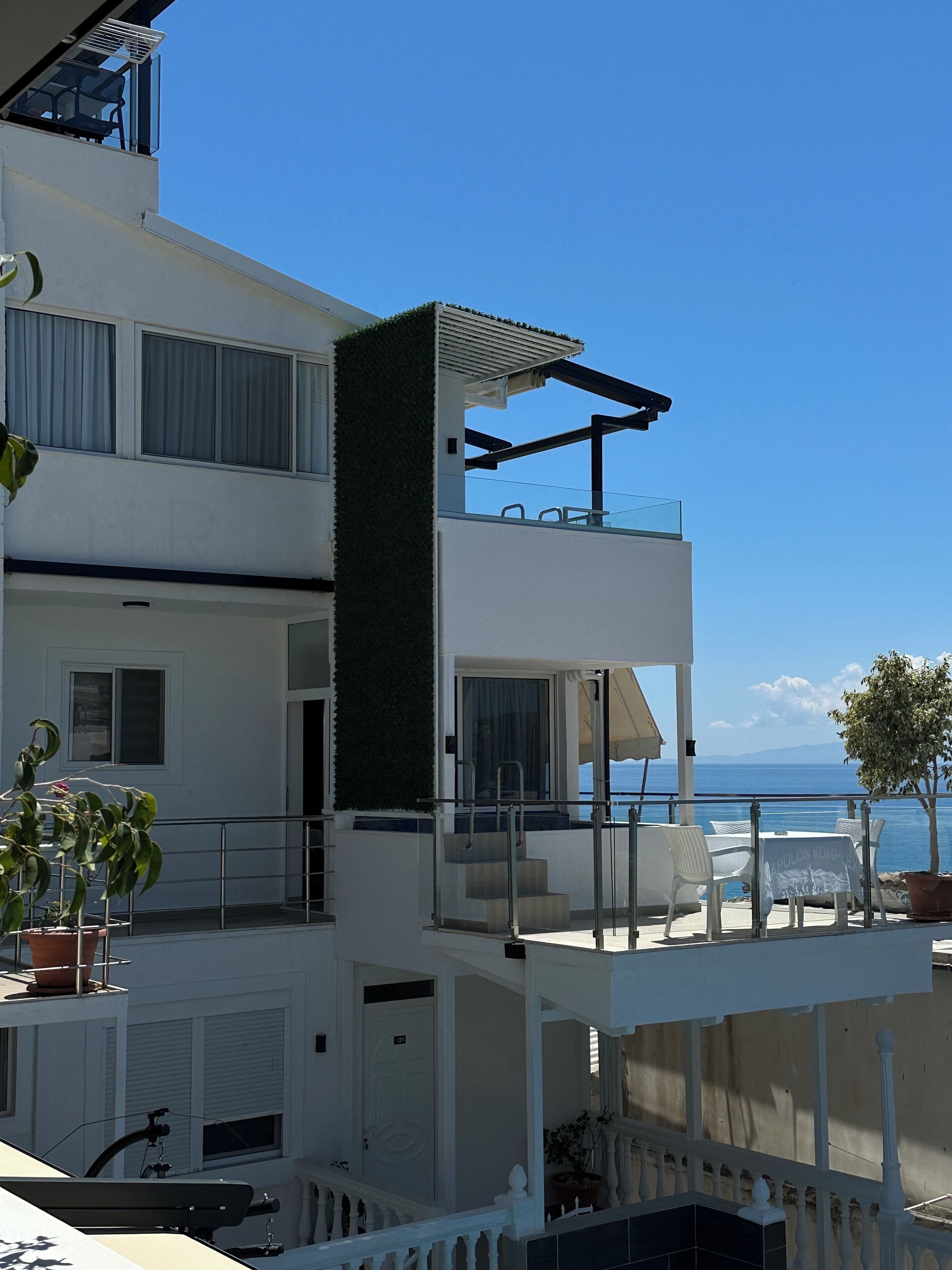 Façade de l’hébergement