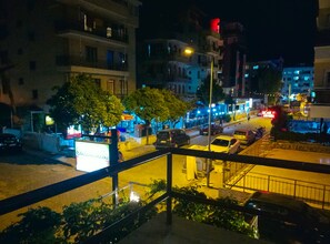 Blick vom Balkon