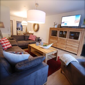 Ferienhaus | Zimmersafe, kostenloses WLAN