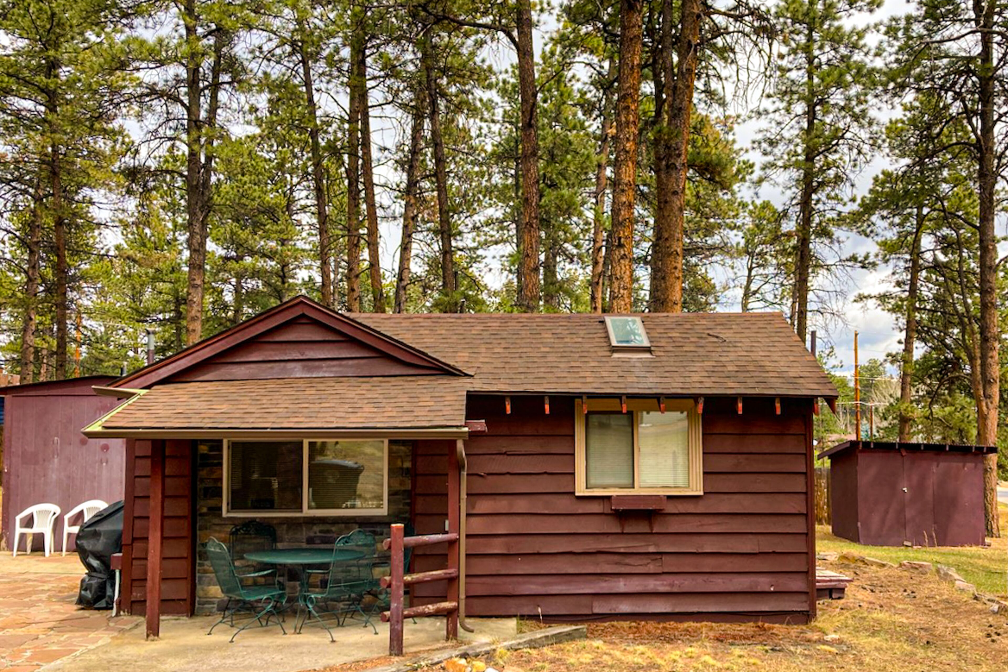 Remodeled, dog-friendly cabin studio w/ a full kitchen & furnished patio