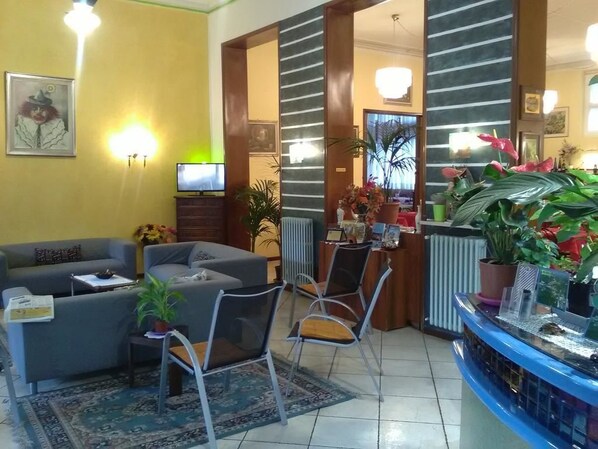 Lobby sitting area