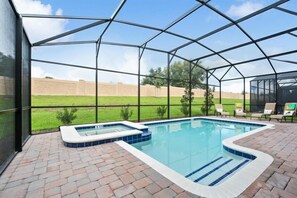 House | Outdoor pool | Indoor pool, outdoor pool - ChampionsGate 5BR Pool Home (Davenport)