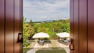 Blick von der Unterkunft