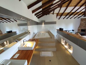 Deluxe Suite | Bathroom | Free toiletries, hair dryer, towels - Casa de Campo Hotel & Spa (Villa de Leyva)